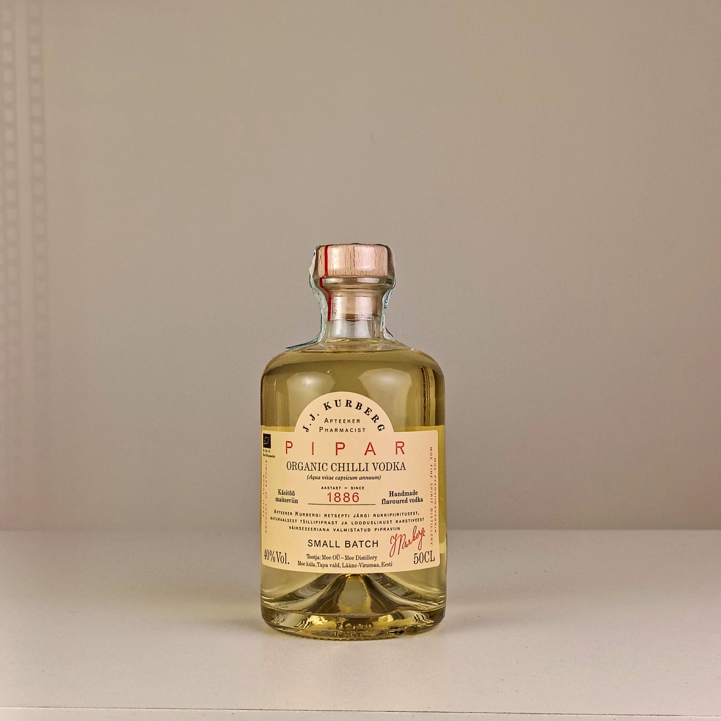 J.J. Kurberg Pipar Organic Vodka