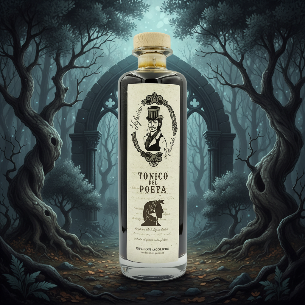 TONICO DEL POETA AMARO DI  INFUSIONI ALCILICHE