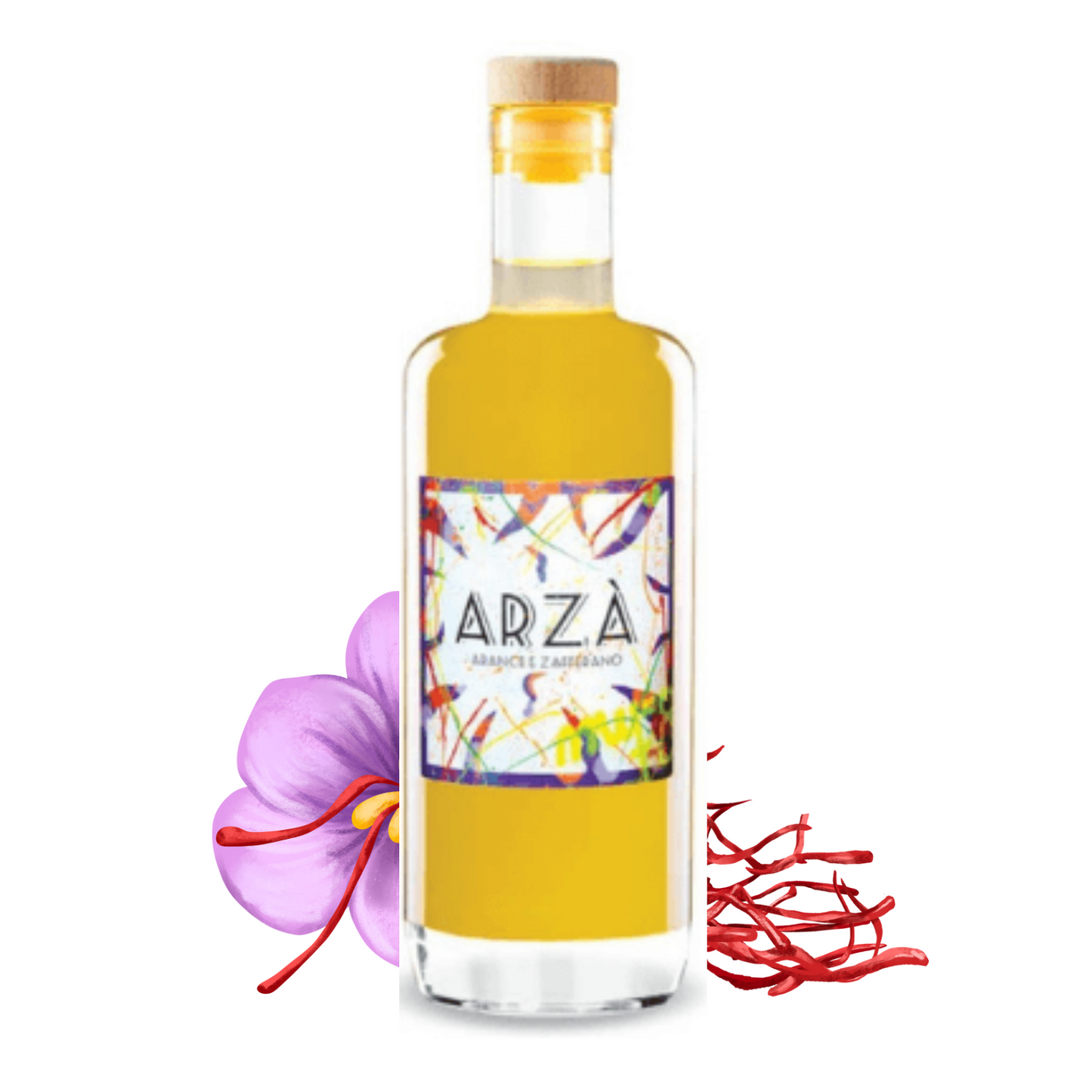ARZA' LIQUORE  ZAFFERANO  DOP E ARANCE IGP PUGLIESI