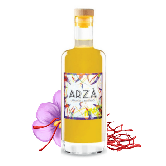 ARZA' LIQUORE  ZAFFERANO  DOP E ARANCE IGP PUGLIESI