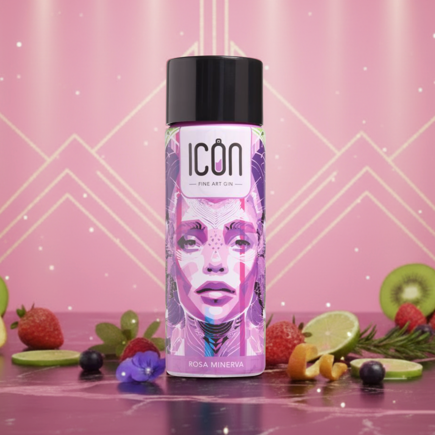 ICON FINE ART GIN -ROSA MINERVA