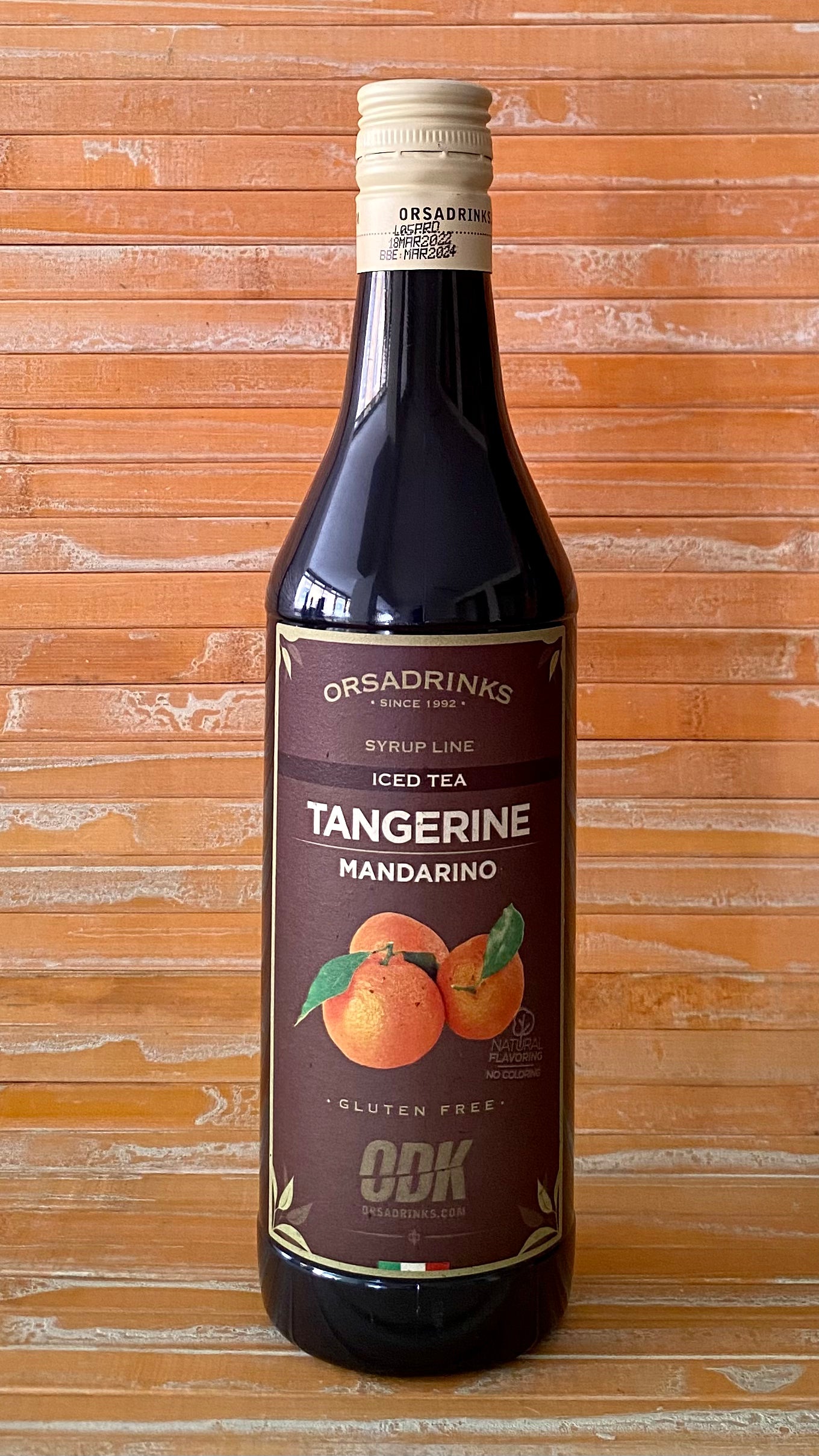 Tangerine Iced Tea Syrup ODK